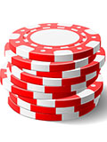 Casino Chips skenování kamera